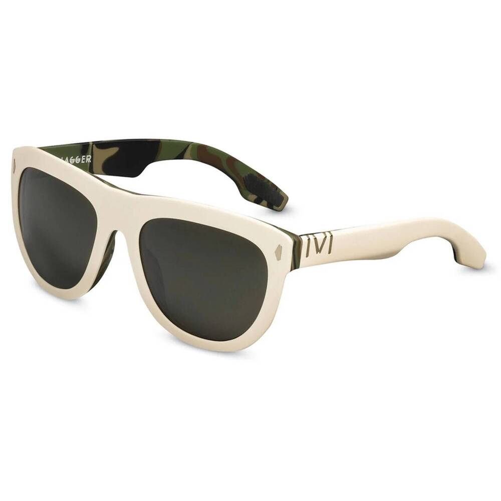 NEW IVI VISION unisex jagger sunglasses in ivory dpm